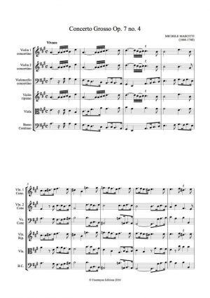 Mascitti, Michel Concerto Grosso Op. 7 no. 4