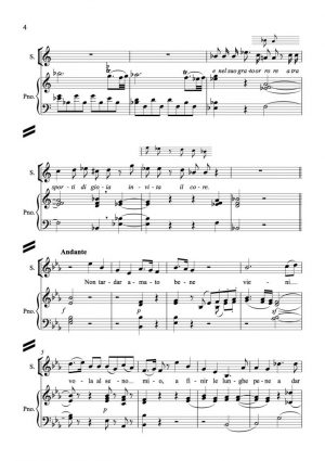 Mozart: Non tardar Amato bene K492/27 for soprano & piano